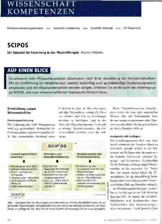 Vorschauseite 1: SCIPOS