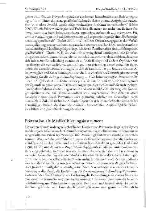 Vorschauseite 4: Die Prävention der Gesellschaft