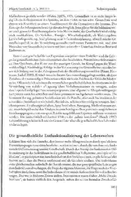Vorschauseite 5: Die Prävention der Gesellschaft