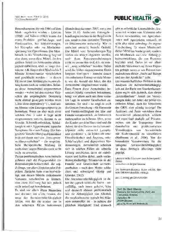 Vorschauseite 2: Die Tablette ist wie ein Freund-Die unterschätzte Medikamentenabhängigkeit!