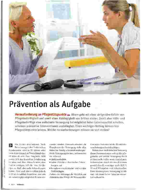 Vorschauseite 1: Prävention als Aufgabe