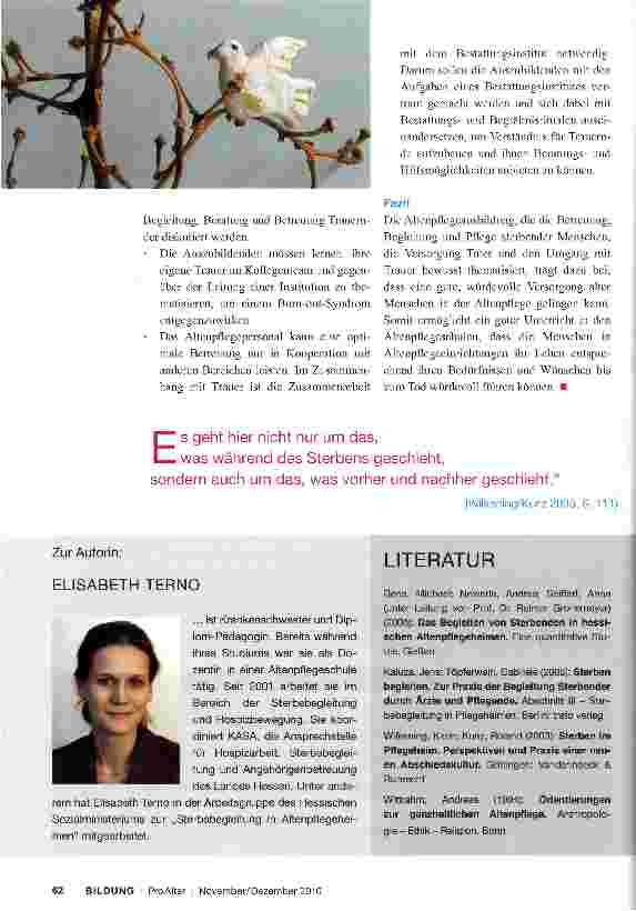 Vorschauseite 5: Sterben, Tod und Trauer