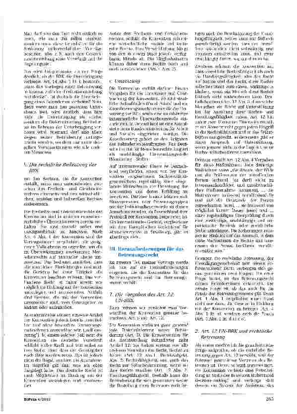 Vorschauseite 3: UN-Behindertenrechtskonvention und Betreuungsrecht