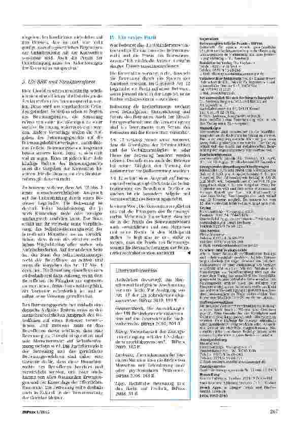 Vorschauseite 5: UN-Behindertenrechtskonvention und Betreuungsrecht
