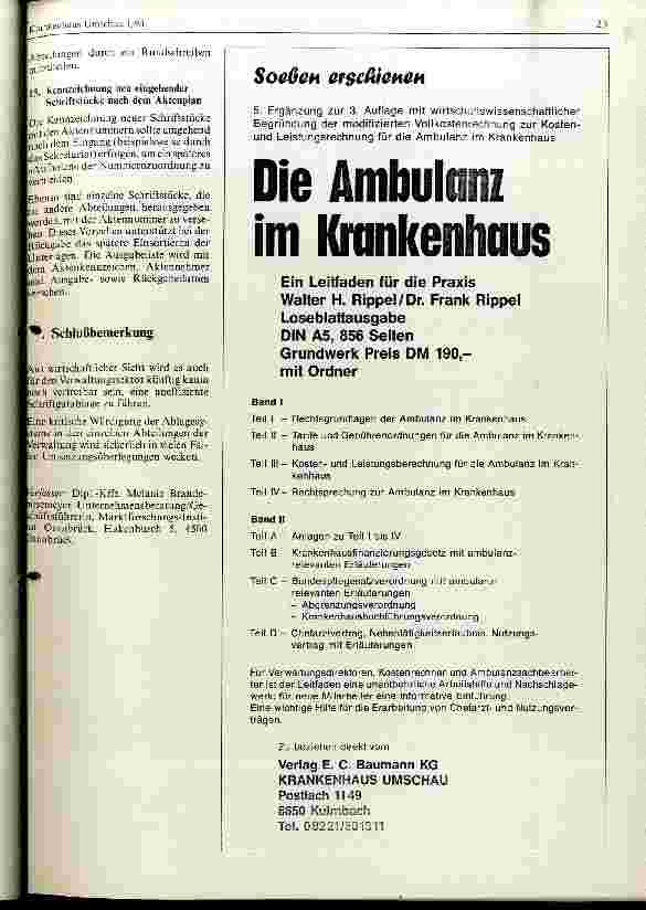 Vorschauseite 4: Organisation und Umsetzung der Verwaltungsaktenablage im Krankenhaus