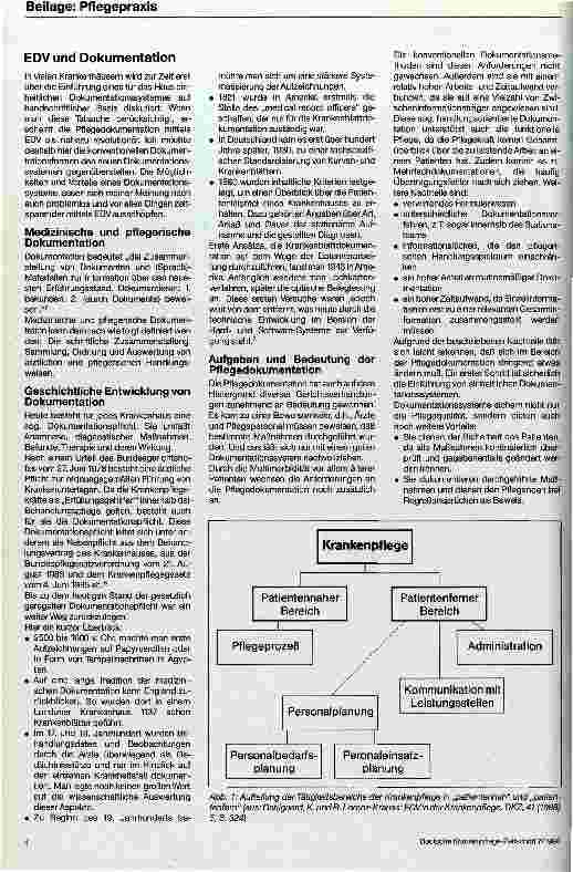 Vorschauseite 3: Der Pflegeprozeß mittels EDV