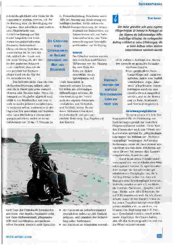Vorschauseite 2: Pflege am Strand