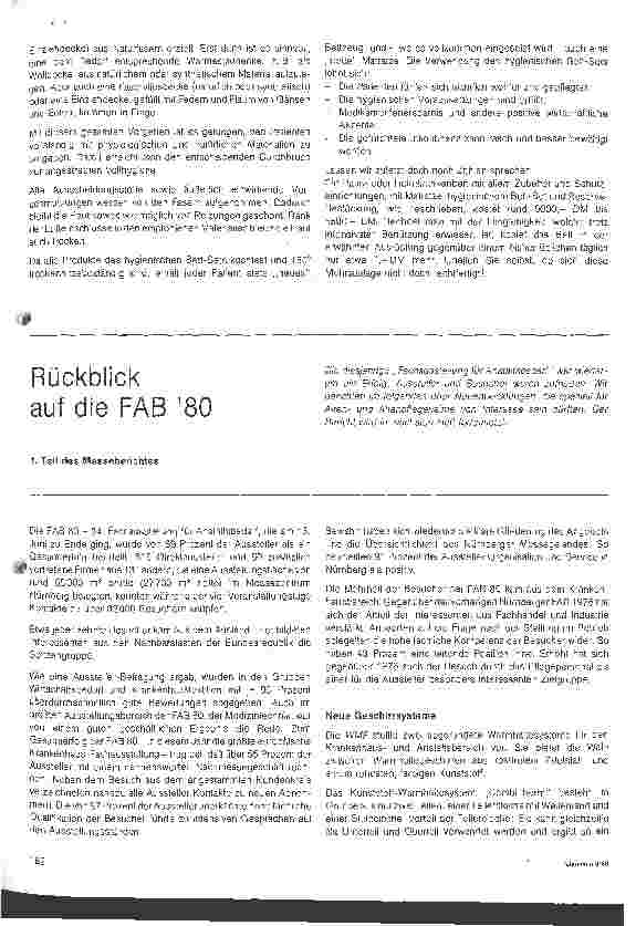 Vorschauseite 6: Das Hauskrankenund Heimpflegebett Stiefkind oder oberste Priorität?