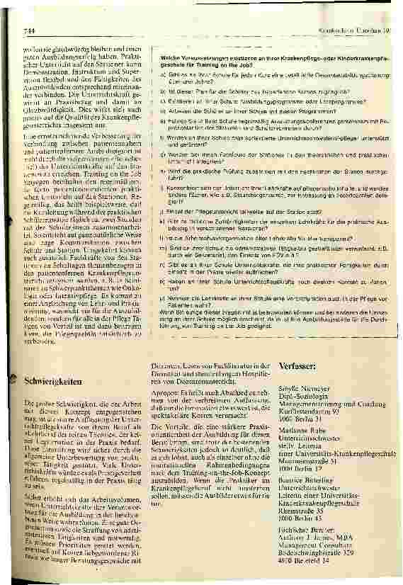 Vorschauseite 4: Training on the Job am Beispiel der Krankenpflegeausbildung: Abschied von alten Zöpfen