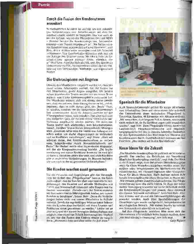 Vorschauseite 3: Sie rufen an - alles andere erledigen wir Ein ambulanter Pflegedienst in Bewegung