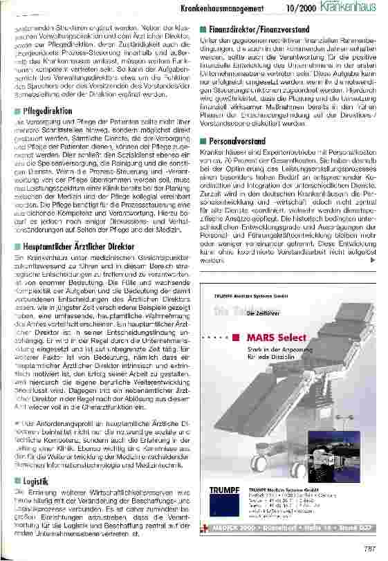 Vorschauseite 3: Betriebswirtschaftliche Auswirkungen auf das Management von Krankenhäusern durch Veränderung der Leistungsund Versorgungsstrukturen