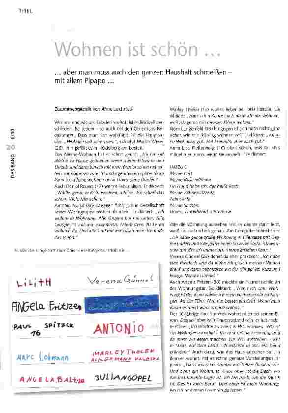 Vorschauseite 1: Wohnen ist schön