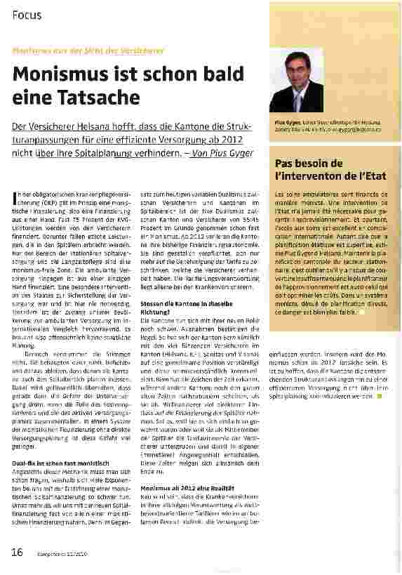 Vorschauseite 1: Monismus ist schon bald eine Tatsache