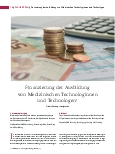 Vorschauseite 1: Finanzierung der Ausbildung von Medizinischen Technologinnen und Technologen