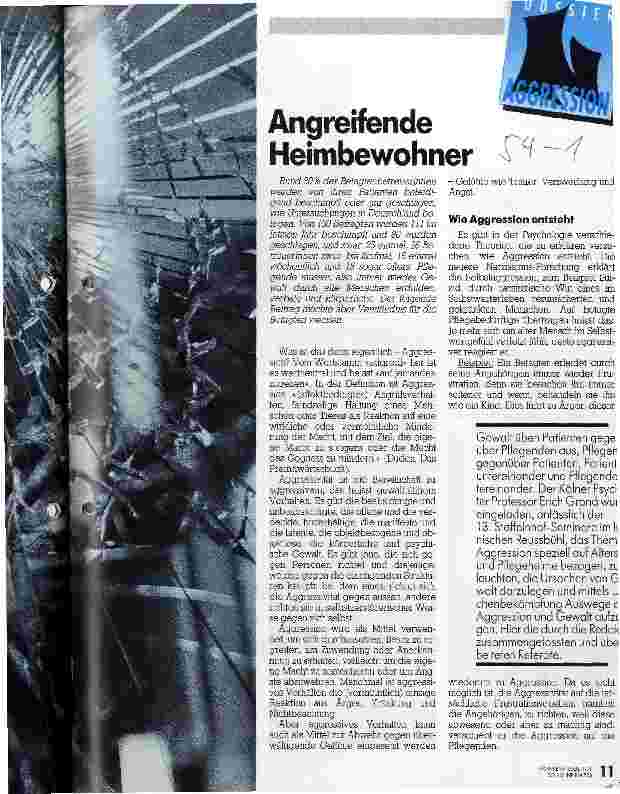 Vorschauseite 1: Angreifende Heimbewohner