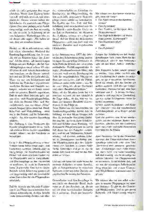 Vorschauseite 2: Selbstverständnis der Berufsangehörigen