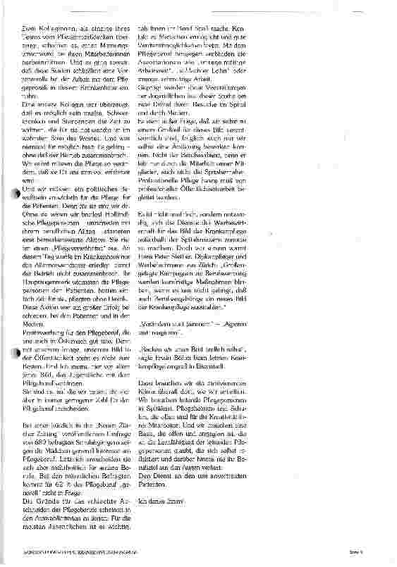 Vorschauseite 3: Selbstverständnis der Berufsangehörigen