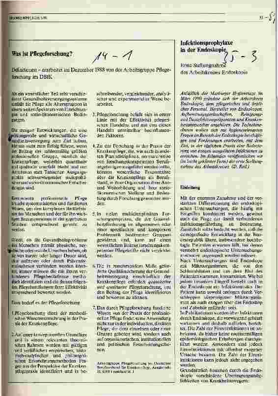 Vorschauseite 1: Was ist Pflegeforschung?