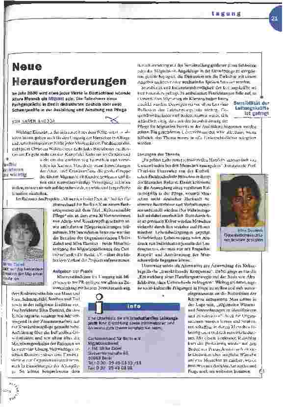 Vorschauseite 1: Neue Herausforderungen