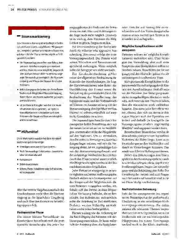 Vorschauseite 2: Postoperative Stomaversorgung