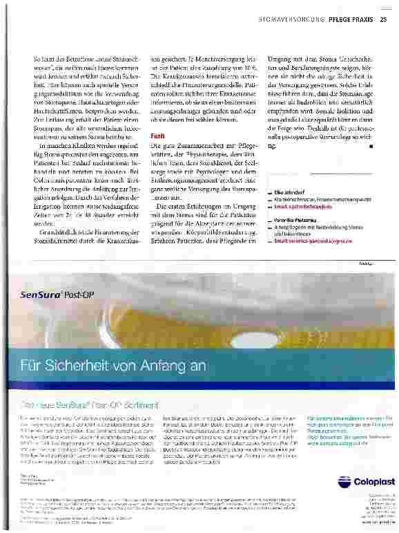 Vorschauseite 3: Postoperative Stomaversorgung