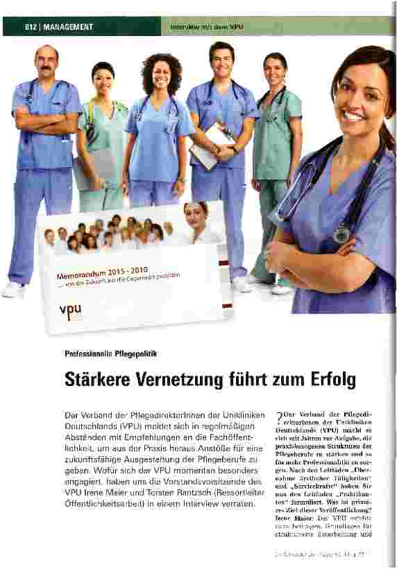Vorschauseite 1: Stärkere Vernetzung führt