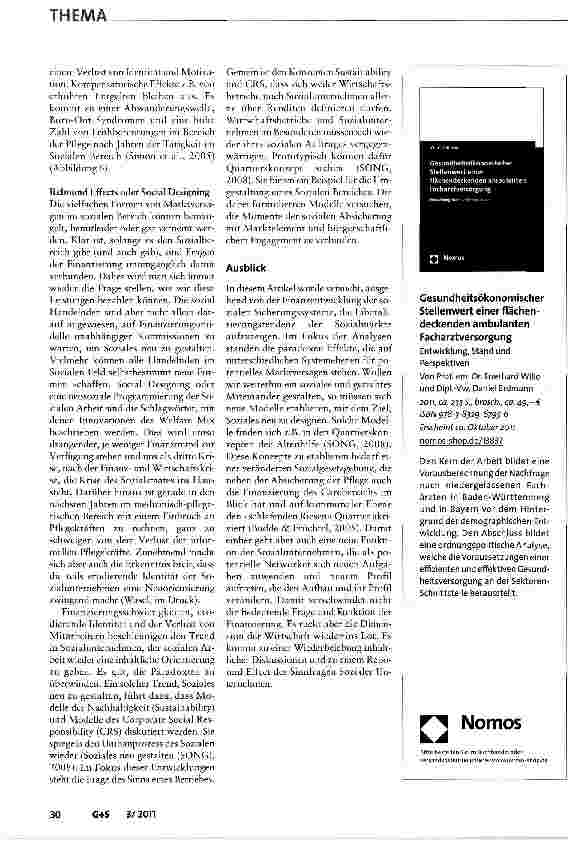 Vorschauseite 6: »Rebound Effects« in der Sozialwirtschaft: Vom Sozialen zur Wirtschaft und wieder zurück