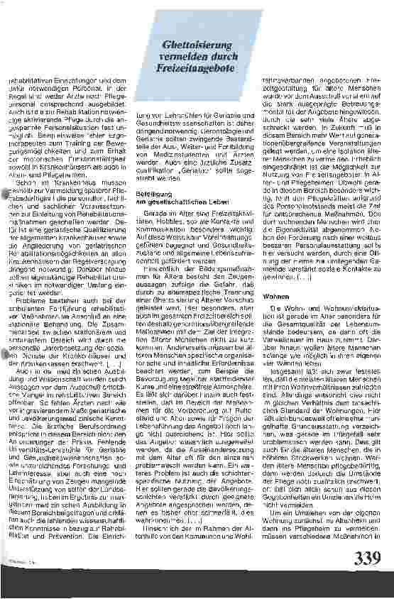 Vorschauseite 3: Menschenwürde und Selbstbestimmung im Alter