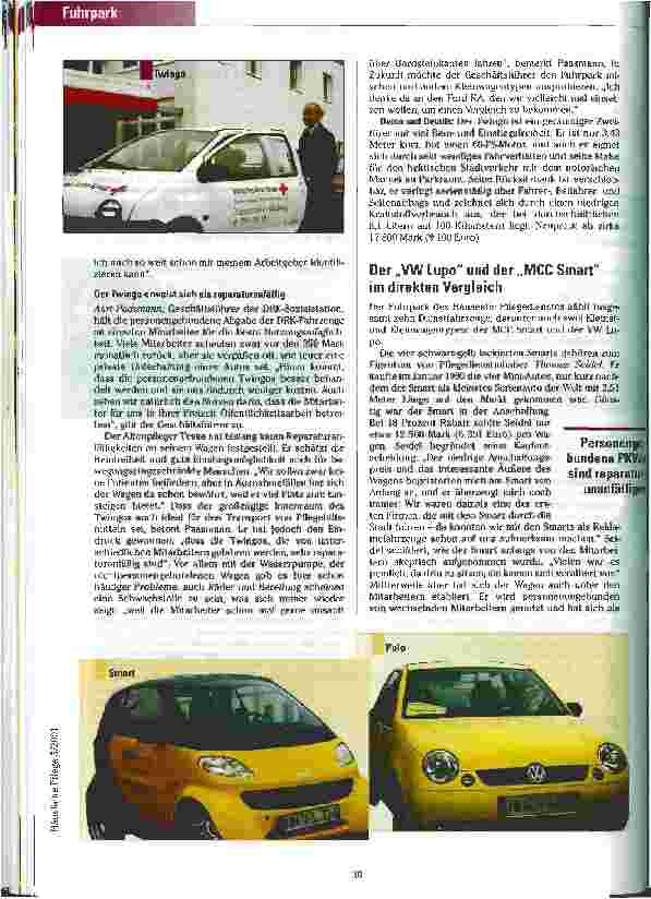 Vorschauseite 3: Man kommt gut an mit dem Auto ...