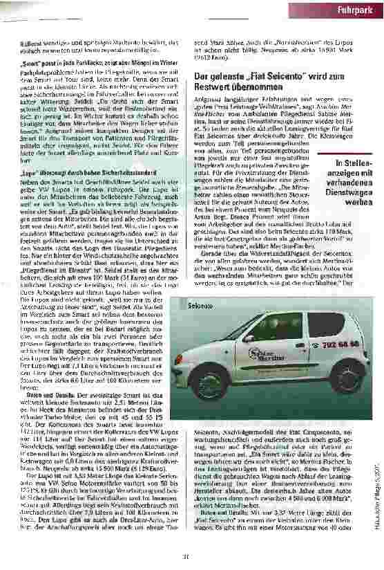 Vorschauseite 4: Man kommt gut an mit dem Auto ...