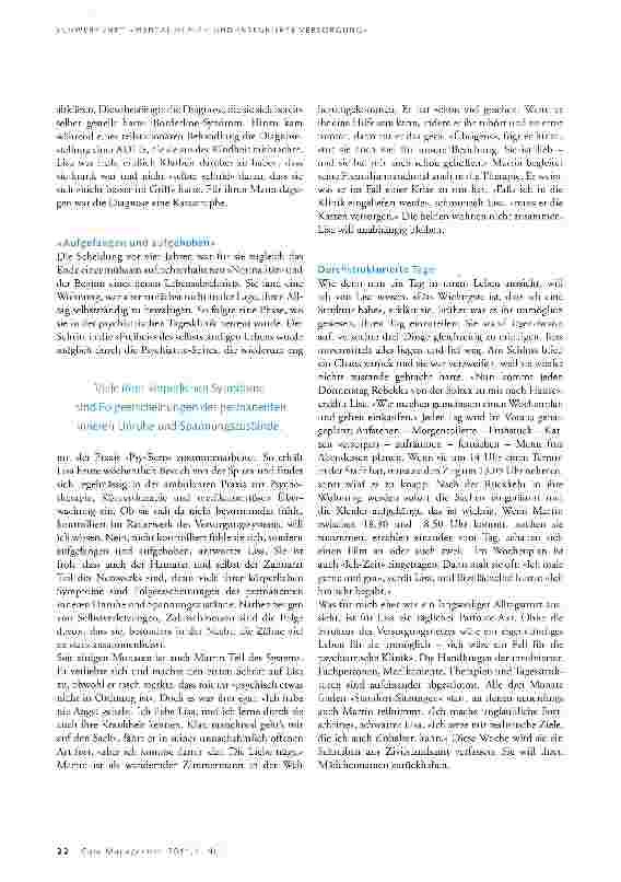 Vorschauseite 2: Jeder Tag wird genau geplant