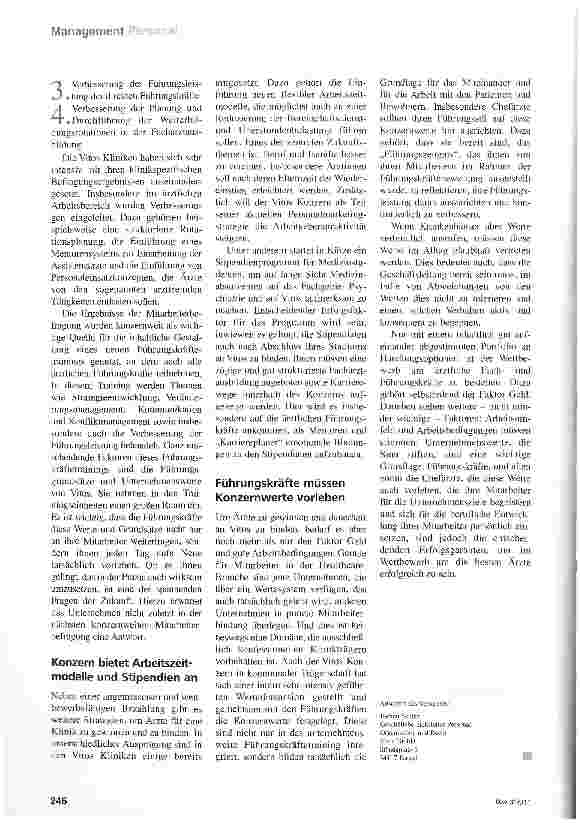 Vorschauseite 3: Was Ärzte wirklich wollen