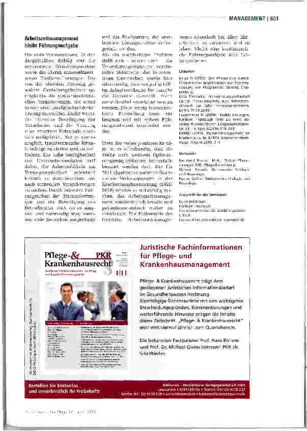 Vorschauseite 6: Arbeitszeitkonten erfolgreich reduzieren