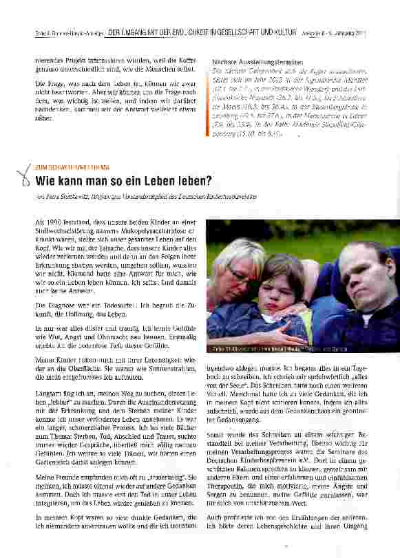 Vorschauseite 1: Wie kann man so ein Leben leben?