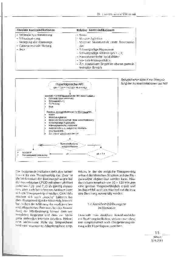 Vorschauseite 4: DIE UMSETZUNG DER S3-LEITUNIE NICHTINVASIVE BEATMUNG BEI DER AKUTEN RESPIRATORISCHEN THERAPIE