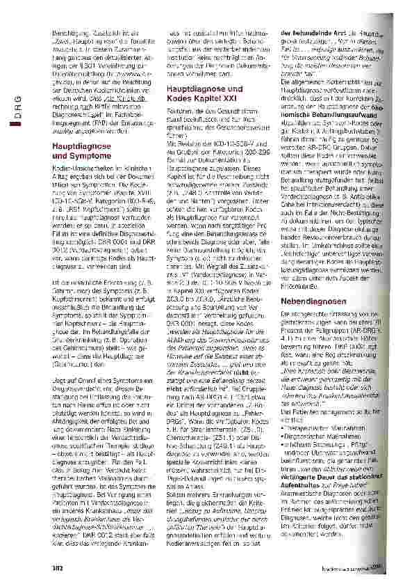 Vorschauseite 3: Ein Berg Arbeit für die Ärzte Teil 1: Allgemeine Kodierrichtlinien für Krankheiten