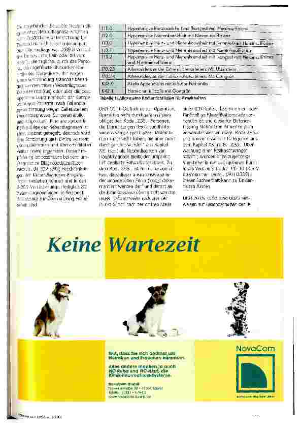 Vorschauseite 4: Ein Berg Arbeit für die Ärzte Teil 1: Allgemeine Kodierrichtlinien für Krankheiten