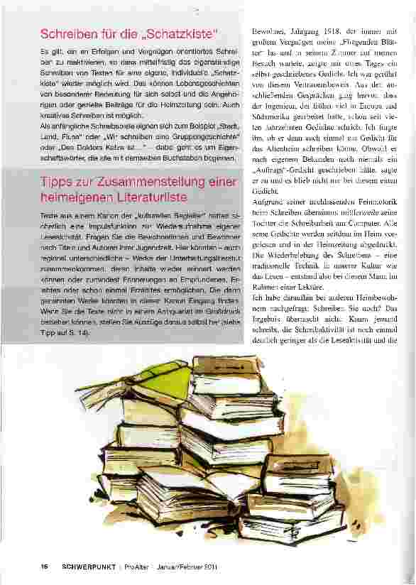Vorschauseite 4: Leseund Schreibaktivierung im AltenheimWilhelm Busch und die Gebrüder Grimm: große Literatur in großer Schrift