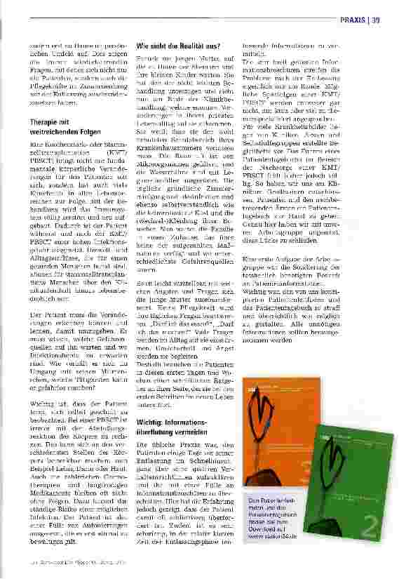 Vorschauseite 2: Patientenleitfaden und -tagebuchDie Zeit nach der KMT