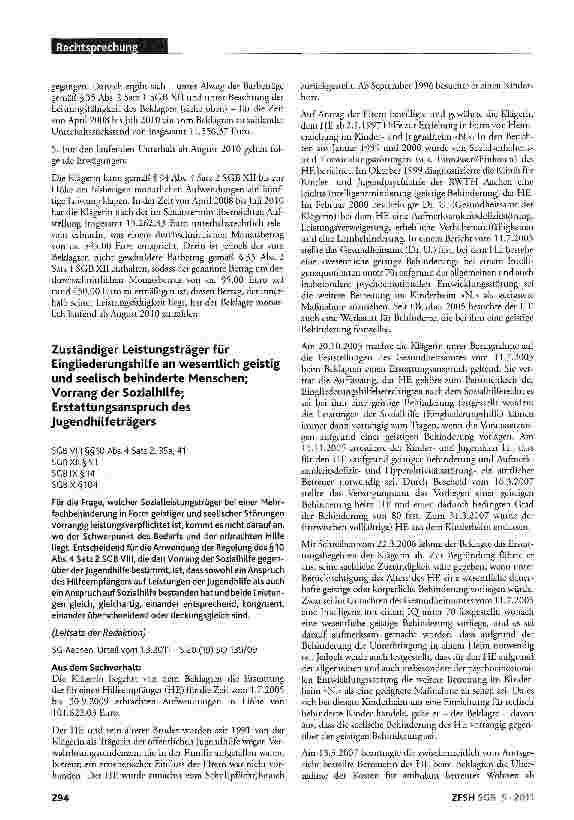 Vorschauseite 4: Elternunterhalt; Anspruchsübergang auf Sozialhilfeträger; Höhe der Heimkosten; Nichtberücksichtigung des Barbetrages; Selbstbehalt des Unterhaltspflichtigen; Vermögenseinsatz zur…