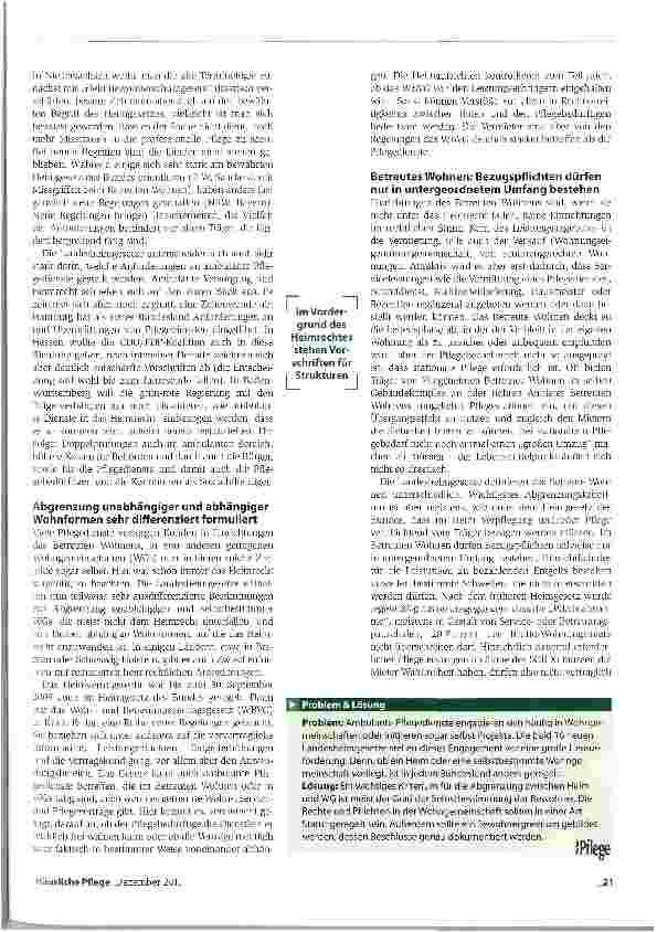Vorschauseite 2: Autonomie steht im Zentrum