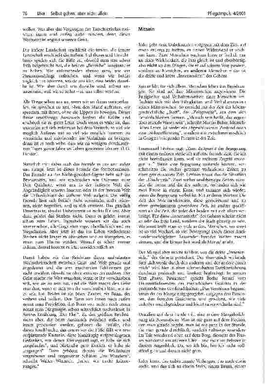 Vorschauseite 3: Selbst gehen, aber nicht allein Menschen am Ende ihres Weges begleiten