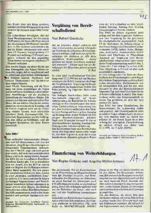 Vorschauseite 1: Finanzierung von Weiterbildungen