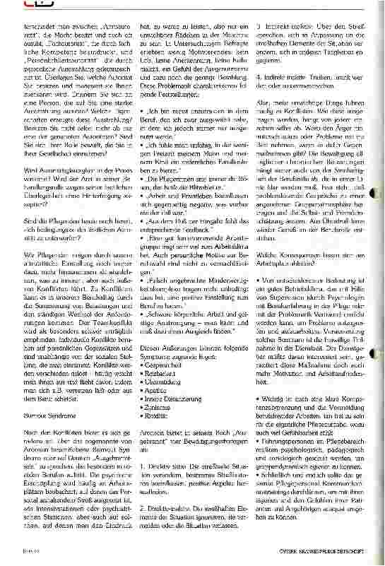 Vorschauseite 3: Sozialstation in der Pflege