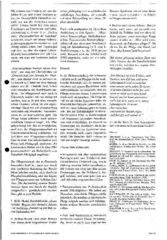 Vorschauseite 4: Sozialstation in der Pflege