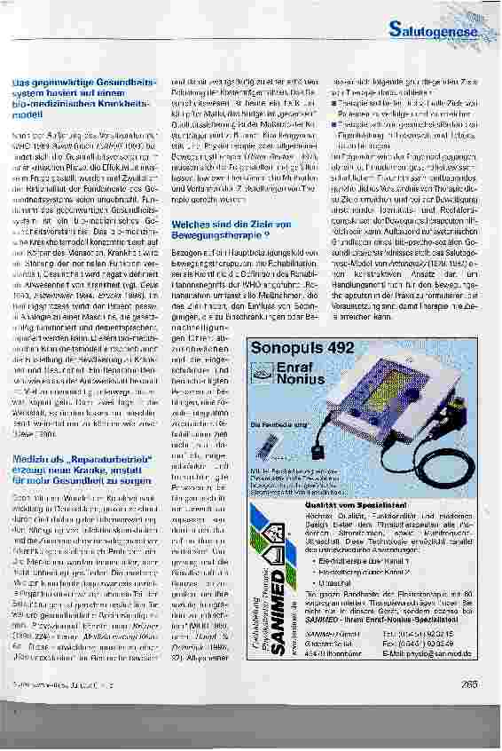Vorschauseite 2: Moderne gesundheitswissenschaftliche Erkenntnisse als Grundlage für die therapeutische Praxis - Handlungsempfehlungen für salutogene Therapie