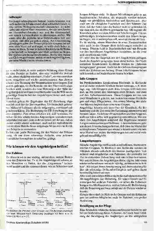 Vorschauseite 2: Begleitung und Unterstützung von Angehörigen auf psychiatrischen Aufnahmestationen