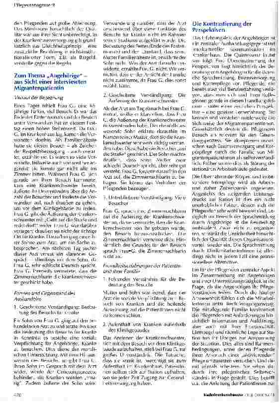 Vorschauseite 3: Interkulturelle Kommunikation im Krankenhaus