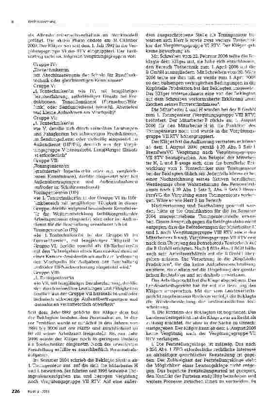 Vorschauseite 2: Vergütungsansprüche einesPersonalratsmitglieds bei üblicher beruflicher Entwicklung