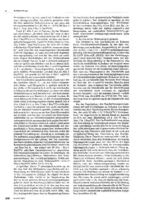 Vorschauseite 6: Vergütungsansprüche einesPersonalratsmitglieds bei üblicher beruflicher Entwicklung